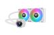 Thermaltake - TH240 ARGB Snow Sync V2 AIO CPU Liquid Cooler - Mirror Rotating Cap Design - 240mm Radiator - Two 120mm ARGB PWM Fans - Snow