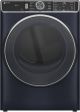 GE Profile - 7.8 Cu. Ft. Stackable Smart Electric Dryer with Steam and Sanitize Cycle - Saphire Blue