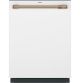 Café - Top Control Smart Built-In Stainless Steel Tub Dishwasher with 3rd Rack, LED Lighting and 39 dBA - Matte White