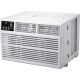 Whirlpool - 350 Sq. Ft. 8,000 BTU Window Mounted Air Conditioner with Supplemental Heat - White
