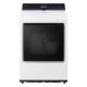 LG - 7.3 Cu. Ft. Smart Electric Dryer with Steam and EasyLoad Door - Alpine White