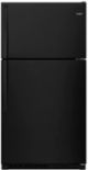 Whirlpool - 20.5 Cu. Ft. Top-Freezer Refrigerator - Black