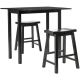 SAFAVIEH Graham 3-Piece Espresso Bar Table Set AMH8502A