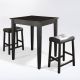 CROSLEY FURNITURE Pub 3-Piece Black Pub Dining Set KD320008BK