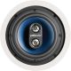 Polk Audio - RC6s In-Ceiling 6.5in. Stereo Speaker - Dual Channel Experience | Best for Damp, Humid Indoor/Outdoor Placement - White