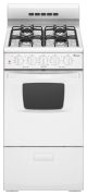 Amana - 20in. Freestanding Gas Range (White)