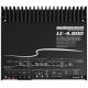 AudioControl - 800W Class D Bridgeable Multichannel Amplifier w/ Variable Crossovers - Black