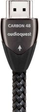 AudioQuest - Carbon 2.5ft. 8K-10K 48Gbps HDMI Cable - Gray/Black