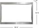 Panasonic NN-TK81KCS 24in. Trim Kit for NN-CD87KS 1.2 cu ft Microwave Ovens, Stainless Steel