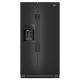 Whirlpool - 36 Cu. Ft. Side-by-Side Counter-Depth Refrigerator with In-Door Ice & Water - Black