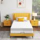 Mydepot Unique Style Twin Medium Firm Hybrid Memory Foam Mattress 12 in. Bed-in-a-Box Mattress in White HDML-MAT-8IN-RE1-T