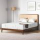 WONDER COMFORT 10 in. Medium Firm Memory Foam Queen Mattress in a Box Mattresses Made in USA with Bamboo Cover TN-DM-10IN-QN