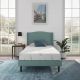 NapQueen Anula Twin Medium Green Tea Memory Foam 6 in. Mattress NQMG06TT