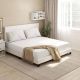 Furinno Tidur King Medium Firm Cooling Gel 10 In. Bed-in-a-Box Memory Foam Mattress M23010KWH