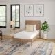 TAYLOR + LOGAN Twin Medium-Firm Memory Foam Tight Top 8 in. Bed-in-a-Box Mattress BE-513409-TAYLH
