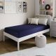 Carnegy Avenue Irvine Liquid-Resistant Memory Foam Twin Medium 8 in. Mattress with Removable Cover with Zipper in Blue CGA-CL-529637-BL-HD