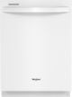 Whirlpool - 24in. Top Control Built-In Dishwasher w/ Stainless Steel Tub, Large Capacity w/ Tall Top Rack, 50 dBA - White