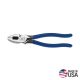 Klein Tools 9 in. High Leverage Side Cutting Pliers with Tape Pulling D213-9NETPSEN