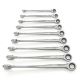 GEARWRENCH SAE 72-Tooth X-Beam Combination Ratcheting Wrench Tool Set (9-Piece) 85898