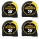 Stanley FATMAX 30 ft. x 1-1/4 in. Tape Measure (4 Pack) 33-730CP