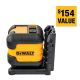 DEWALT 55 ft. Green Self-Leveling Cross Line Laser Level with (2) AA Batteries & Case DW08802CG