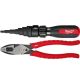 Milwaukee 7-in-1 Conduit Reaming Multi-Bit Screwdriver with High Leverage Lineman's Pliers 48-22-2870-48-22-6100
