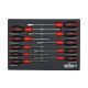 Wiha SoftFinish Cushion Grip Screwdriver Tray Set (10-Piece) 30280
