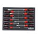 Wiha Extra Heavy-Duty SoftFinish Cushion Grip Screwdriver Tray Set (10-Piece) 53180