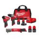 Milwaukee M12 FUEL 12-Volt Cordless 2-Tool Combo Kit with M12 FUEL 3/8 in. Right Angle Impact Wrench & (2) HO 2.5 Ah Batteries 3497-22-2564-20-48-11-2425-48-11-2425