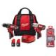 Milwaukee M12 12-Volt Lithium-Ion Cordless 2-Tool Combo Kit w/SHOCKWAVE Impact Duty Alloy Steel Screw Driver Bit Set (25-Piece) 2494-22-48-32-4095