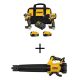 DEWALT 20V MAX XR Hammer Drill and ATOMIC Impact Driver 2 Tool Cordless Combo Kit and Handheld Blower w/(2) 4Ah Batteries DCK2050M2WL722B