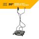 BE POWER EQUIPMENT 20 in. Whirl-A-Way Stainless Steel Commercial Pressure Washer Surface Cleaner for Hot/Cold Water 85.403.009
