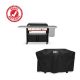 Weber Slate Griddle 4-Burner Propane Gas 36 in. Flat Top Grill in Black with Cover 1501019