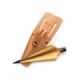 Unbranded 16 oz. Brass Plumb Bob with Leather Sheath 15-016S