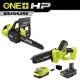 RYOBI ONE+ HP 18V Brushless Whisper Series 12 in. Battery Chainsaw and Pruning Saw w/6.0 Ah, 2.0 Ah Battery and (2) Chargers P2570-PSBCW01K