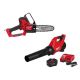 Milwaukee M18 FUEL 18V 8 in. Brushless Cordless Battery Powered HATCHET Mini Chainsaw Saw w/ Blower, 12.0 Ah Battery, Charger 3004-20-3017-21HD