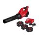 Milwaukee M18 FUEL 120 MPH 500 CFM 18V Brushless Cordless Battery Powered Leaf Blower Kit w/ (3) 12.0 Ah FORGE Batteries, Charger 3017-21HD-48-11-1813-48-11-1813