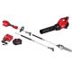 Milwaukee M18 Fuel 18-Volt 10 in. Brushless Cordless Battery Powered Quik-Lok Pole Saw 8.0 Ah Forge Kit w/ M18 Fuel Blower 3016-21PS-3017-20