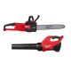 Milwaukee M18 FUEL 18V 16 in. Brushless Cordless Battery Powered Chainsaw with M18 FUEL Blower (2-Tool) 2727-20-3017-20