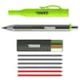 TRACER Pro Metal Tough Pencil and 5. 6mm Lead Set - Writing Utensil Set ATPK1-PRO