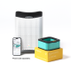 Mila - Air 3 Purifier with Big Sneeze Filter for Allergies, HEPA 99.97%, Pollen, Dander, Dust, Ragweed, WiFi, 8 Sensors - White