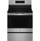 GE Profile - 5.3 Cu. Ft. Smart Freestanding Electric Convection Range with Steam Clean, No Preheat Air Fry, and EasyWash Oven Tray - Stainless Steel