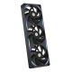 NZXT - NZXT-F360X Performance Fan - 360mm Single-Frame Case Fan w/ 3 x 120mm PWM RGB Computer Case Fans with LCP Frame & Blades - Black