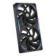 NZXT - NZXT-F280X Performance Fan - 280mm Single-Frame Case Fan w/ 2 x 140mm PWM RGB Computer Case Fans with LCP Frame & Blades - Black