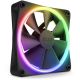 NZXT - F120 Duo RGB 120mm Computer Case Fan with Fluid Dynamic Bearings - Black