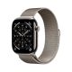 Apple Watch Series 11 (GPS+Cellular) 46mm Titanium Case with Natural Milanese Loop - S/M - Natural - (2025)