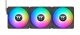 Thermaltake - CT 120 ARGB Sync 120mm Cooling Fan with Daisy-Chain Design (3-Pack) - Black
