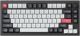 Keychron - Q1HE 75% Custom Wireless RGB Mechanical Keyboard with Progrmmable QMK/VIA Hot-Swappable Purple Switch - Black