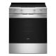 Whirlpool - 5.0 Cu. Ft. Slide-In Electric Range with Air Cooking Technology - Fingerprint Resistant Stainless Steel