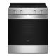 Whirlpool - 5.3 Cu. Ft. Slide-In Electric Range with No Preheat and Slow Cook Modes - Stainless Steel
